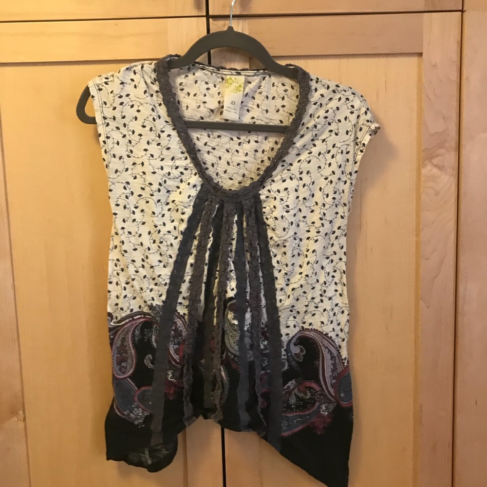 Anthropologie Pattern Top XS